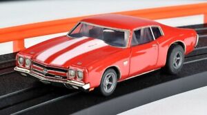 AFX Mega G+ Red 1970 Chevelle SS454 Clear Collector HO Slot Car #22043 IN STOCK!