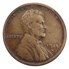 1915-S Lincoln Wheat Cent Penny VF Very Fine Copper
