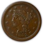 1852 N-16 Braided Hair Large Cent Choice Extremely Fine XF+ Coin #6857