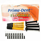 Prime Dental Flowable Light Cure Dental Composite 4 Syringe Kit A3.5 Exp:2024-05