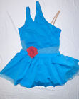 Balera Dance Costume Size Adult XL - Musical Theater - Blue - Red Rose