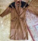 Vintage Wilsons Leather Premium Leather Brown Trench Coat Women’s Size XS