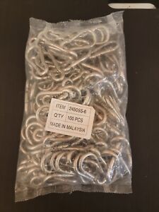 (100-Pk) Chain Snap Hook Stainless Steel 1/4