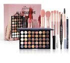 New Listing40 Colors Makeup Palette Kit Eyeshadow Powder Blush Brushes Makeup Gift Set
