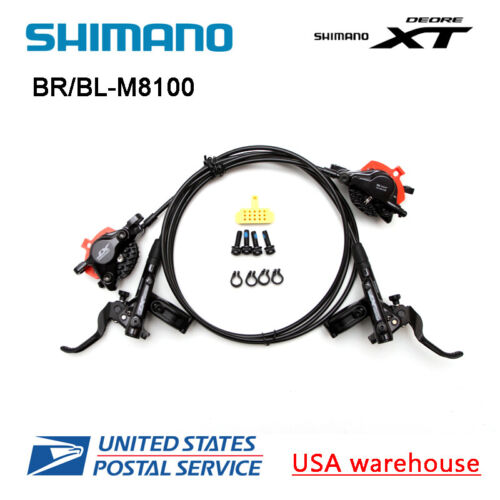SHIMANO XT BL-BR-M8100 M8000 Hydraulic Disc Brake Set Levers Pair Front/Rear OE