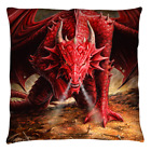 Anne Stokes Dragon's Lair Throw Pillow