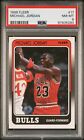 1988 Fleer Basketball #17 Michael Jordan Chicago Bulls HOF PSA 8 NM-MT Sharp!