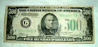 New Listing1934 A - $500 Five Hundred Dollar Bill - Federal Reserve of Chicago, IL
