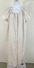 SEARS Vintage Lightweight Short Sleeve Floral Print Nightgown Sz 16/18