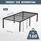 18 Inch Heavy Duty Metal Platform Bed Frame Full Size Sturdy Steel Slat Support