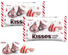 Hershey's Kisses (2-PACK) Candy Cane Mint Candy w Stripes & Candy Bits 2 x 9 oz