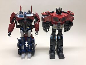 Transformers Optimus Prime Truck And Cybertron Galaxy Force Optimus Prime