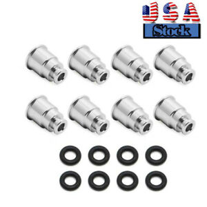 8PCS Fuel Injector Adapter Spacer Short LS2 TO LS1 Intake or LS3 To Truck Intake