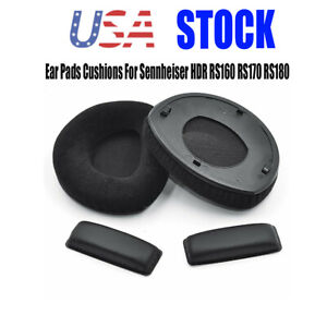 Replacement Ear Pads  Cushions For Sennheiser HDR RS160 RS170 RS180 Black US IM