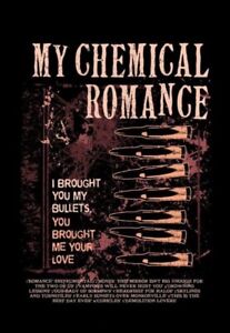 MY CHEMICAL ROMANCE POSTER/PRINT MCR I BROUGHT YOU MY BULLETS GERARD WAY