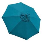 USA 9ft Outdoor Table Umbrella Replacement Canopy 8 Ribs Patio Umbrella Teal