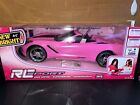 New Bright 1:8 Scale R/C C7 Pink Corvette Convertible very hard to find!!