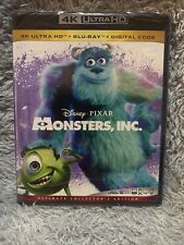 Monsters, Inc. (4K Ultra HD + Blu-Ray + Digital, 2001) New Sealed Disney Pixar