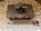 Vintage Victorian Wooden Box With Lid Needs Repair