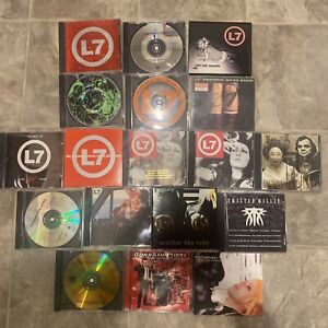 L7 Huge CD Lot Promo Rare Import Set Collection