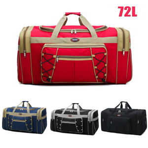72L Large Duffle Bag Travel Luggage Sport Handbag Waterproof Tote for Men Women