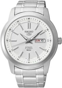 Seiko 5 Sports White Men's Watch - SNKM83