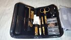 Deluxe Travel Kit HW0062 Gold-Tone Men's Grooming Kit New Gift Set