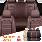 Leather Car Seat Cover For Chevy Silverado GMC Sierra 2007-2024 2500/3500 1500HD