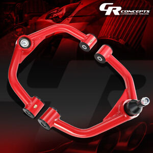 Red 2-4'' Lift Front Upper Control Arms for 2011-2019 Silverado Sierra 2500 HD