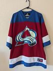 Vintage Logo Athletic Colorado Avalanche Peter Forsberg 21 Jersey XL Made in USA