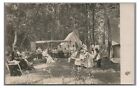 RPPC Camp Stob's Island MUNCY PA Lycoming County Vintage Real Photo Postcard
