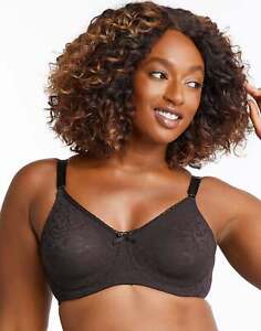 Bali Lace 'n Smooth Underwire Bra Womens Seamless Full Coverage Stretch Cup 3432
