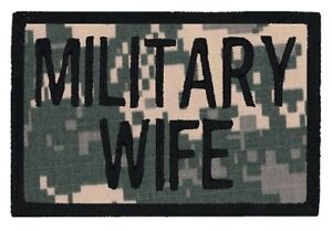 MILITARY WIFE Embroidered Tactical Morale 2