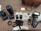 Camera Lenses (Vivitar, Soligor, Canon, Tiffan, Makinon) Includes Leather Case