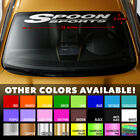 SPOON SPORTS Windshield Banner Vinyl Decal Sticker for HONDA TYPE-R S2000 CIVIC (For: Honda)