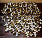 Large Lot New Brass Pipe Fittings -Threaded on one end, compression on other end