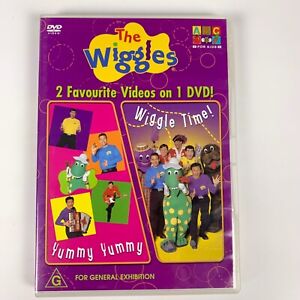 The Wiggles - 2 videos Yummy Yummy and Wiggle Time (DVD 2002) ABC for Kids Reg 4