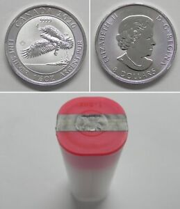 2020 Canada $8 1.5oz 1-1/2oz Bald Eagle .9999 Fine Silver Bullion Coin