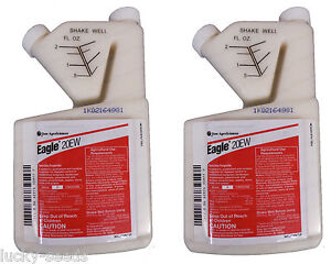 Eagle 20 EW Fungicide - 1 Pint (2 Pack) by Dow ( Controls Powdery Mildew )