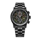 Citizen Eco-Drive Men's Nighthawk Chronograph Black Watch 43MM CA0805-53X