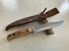 Vtg Puma Germany 6396 Original Bowie Knife w Sheath Fixed Blade Hunting 96583