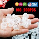 100/200 PCS Tattoo Ink Cups Mixed Size Permanent Clear Holder Container