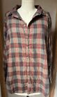 NWT $235 CP Shades Romy Shirt In Plaid Double Cotton - Size Large