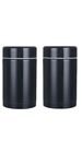 Mainstays 2 Pack 16 oz Insulated Stainless Steel 2-piece Food Jars Black