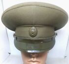 Hat Russian Visor Soviet Officer Combat Field Cap Badge Military Uniform Size 57