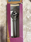 Beme Forge Iron Window Drapery Curtain Rod Antique Silver Adjustable 26