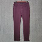 Rock & Republic Jeans Womens 6 Plum Purple Berlin Skinny Stretch Denim 29x29