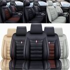 For BMW Car Seat Covers 5 Seat Full Set Leather Front Rear Cushion Protectors (For: BMW X3)