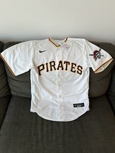Nike Authentic Pittsburgh Pirates MLB Baseball Jersey With Patch Men’s Sz: M