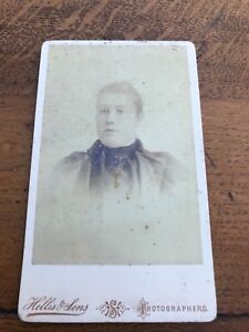 1870s or 80s photograph of a lady - stern face  hellis regent street london
